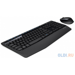 Клавиатура + мышь Logitech MK345 клав:черный мышь:черный USB 2 0 беспроводная Multimedia