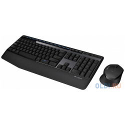 Клавиатура + мышь Logitech MK345 клав:черный мышь:черный USB 2 0 беспроводная Multimedia