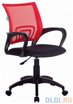 Кресло Бюрократ CH 695NLT красный TW 35N сиденье черный 11 сетка/ткань крестовина пластик 