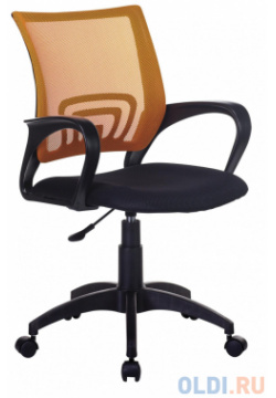 Кресло Бюрократ CH 695NLT оранжевый TW 38 3 сиденье черный 11 сетка/ткань крестовина пластик 