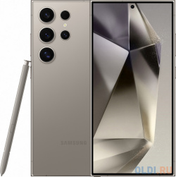 Смартфон Samsung SM S928B Galaxy S24 Ultra 5G 1Tb 12Gb серый титан моноблок 3G 4G 2Sim 6 8" 1440x3120 Android 14 200Mpix 802 11 a/b/g/n/ac/ax/be S928BZTPCAU 