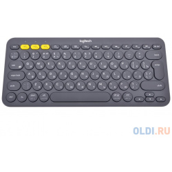 (920 007584) Клавиатура Беспроводная Logitech Wireless Bluetooth Multi Device Keyboard K380 Dark Grey 920 007584