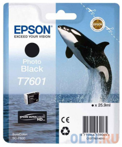 Картридж Epson C13T76014010 для SC P600 фото черный 
