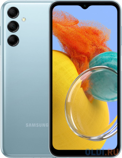 Смартфон Samsung SM M146B Galaxy M14 64Gb 4Gb голубой моноблок 3G 4G 2Sim 6 6" 1080x2408 Android 13 50Mpix 802 11 a/b/g/n/ac NFC GPS GSM900/1800 M146BZBUCAU 