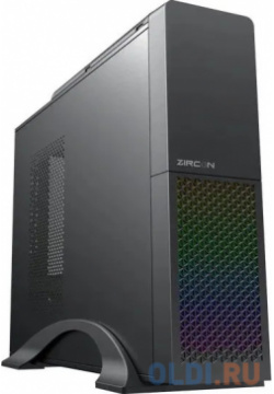Zircon Корпус Desk MINI 300W (Desktop  Micro ATX Черн 1*USB3 0 1*Type C 1*80мм)