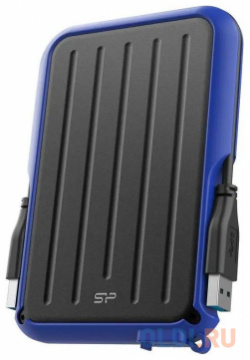 Внешний жесткий диск 2 5" 1 Tb USB 3 0 Silicon Power SP010TBPHD66SS3B синий черный 