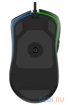 Игровая мышь HIPER COBRA чёрная (USB  6 кнопок 5000 dpi Sunplus A6651B RGB подсветка) GMUS 4000