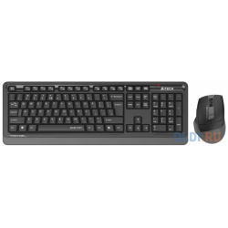 Клавиатура + мышь A4Tech Fstyler FGS1035Q клав:черный/серый мышь:черный/серый USB беспроводная Multimedia (FGS1035Q GREY) GREY 