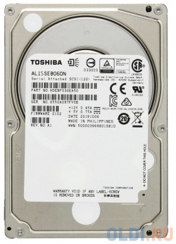 Жесткий диск Toshiba SAS 3 0 600Gb AL15SEB060N (10500rpm) 128Mb 2 5" 