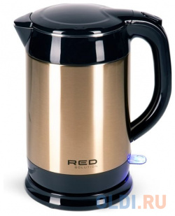 Чайник электрический Red Solution RK M1582 1800 Вт золотистый 1 7 л нержавеющая сталь 