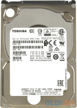 Infortrend Toshiba Enterprise 2 5" SAS 12Gb/s HDD  1 2TB 10000rpm in Packing HEST10S3120 00301