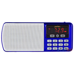 Радиоприемник Perfeo Егерь FM+ синий i120 BL 