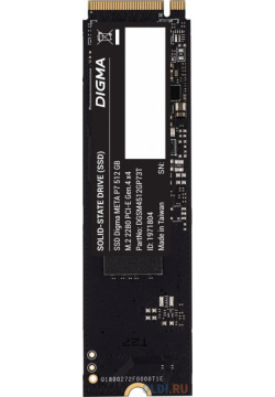 SSD накопитель Digma Meta P7 512 Gb PCI E 4 0 х4