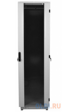 Шкаф телекоммуникационный напольный 47U (800х800) дверь стекло (3 места)  [ ШТК М 47 8 1ААА ] ЦМО