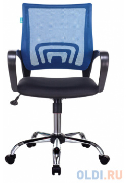 Кресло офисное Бюрократ CH 695N/SL/BL/TW 11 чёрный с синим