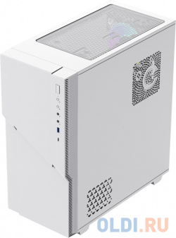 Gamemax Корпус ZORRO WHITE без БП (Midi Tower  Белый 1*USB3 0 1*USB Type C COC fan)