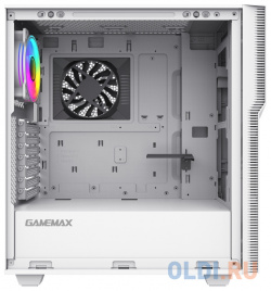 Gamemax Корпус ZORRO WHITE без БП (Midi Tower  Белый 1*USB3 0 1*USB Type C COC fan)