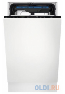 Встраиваемые посудомоечные машины ELECTROLUX/ Встраиваемая узкая посудомоечная машина  без фасада сенсорное управление Quick Select дисплей 10 комп Electrolux EEM43200L