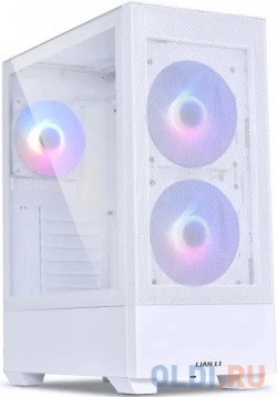 Корпус Lian Li Lancool 205 Mesh / White Mid Tower  TG 2x 140mm ARGB + 1x 120mm fans inc G99 OE764CW R0