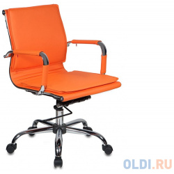 Кресло Buro CH 993 Low/orange низкая спинка искусственная кожа оранжевый Бюрократ