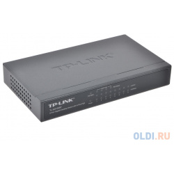 Коммутатор TP LINK TL SG1008P 8 портовый гигабитный настольный с 4 портами РоЕ 