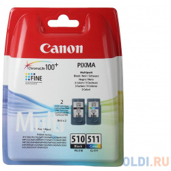 Картридж Canon PG 510/CL 511 244стр Многоцветный 2970B010 