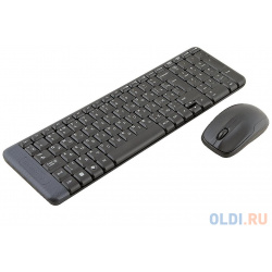 Комплект клавиатура+мышь Logitech MK220 черный USB 920 003169 