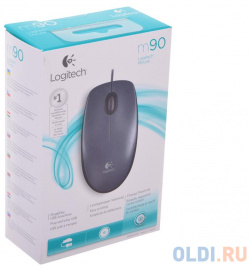 Мышь (910 001794) Logitech Mouse M90 Grey USB 910 001794/910 001793