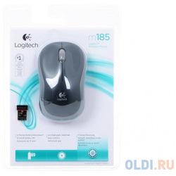 Мышь (910 002238) Logitech Wireless Mouse M185  Swift Grey 910 002238