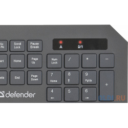 Клавиатура + Мышь Defender Berkeley C 925  B (Черн) Кл:104+12 М:6кн 45925