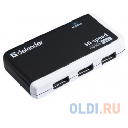 Концентратор USB 2 0 Defender QUADRO INFIX (4 порта) 83504