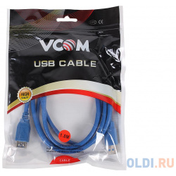 Кабель удлинительный VCOM USB3 0 Am Af 1 8m (VUS7065 8M) Telecom VUS7065