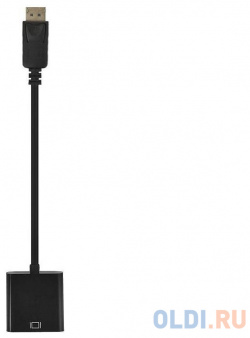 Переходник DisplayPort VCOM Telecom TA552 круглый черный