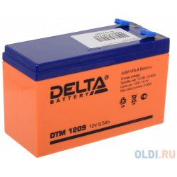 Аккумулятор Delta DTM 1209 12V9Ah Батарея 9Ач 12B