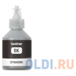Бутылка с чернилами Brother BT6000BK чёрный для DCP T300/DCP T500W/DCP T700W (6000стр) 