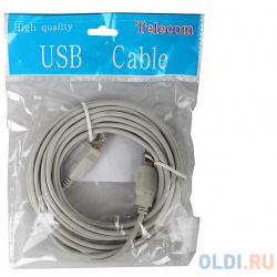 Кабель USB 2 0 AM/BM Telecom 5м  [TC6900 5 0M] VCOM TC6900 0M