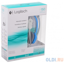 (981 000368) Гарнитура Logitech Stereo Headset H150  SKY BLUE 981 000368