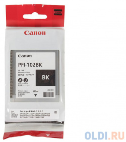 Картридж Canon PFI 102BK для iPF510 605 610 650 655 750 760 765 755 LP17 200мл черный 0895B001 