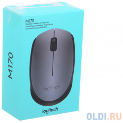 Мышь (910 004642) Logitech Wireless Mouse M170  Grey 910 004642
