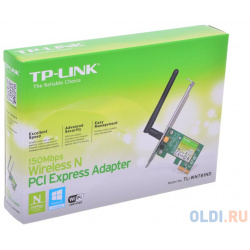 Адаптер TP Link TL WN781ND Wireless PCI Express Adapter  Atheros 2 4GHz 802 11n
