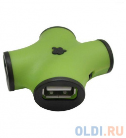 Концентратор USB 2 0 CBR CH 100 Green (4 порта) 
