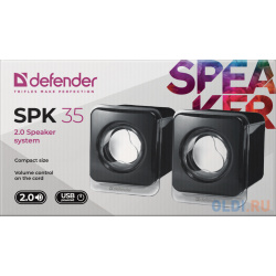 Колонки DEFENDER SPK 35 (2 0  5 Вт питание от USB) 65635