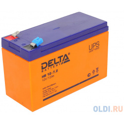 Аккумулятор Delta HR 12 7 2 12V7 2Ah Батарея HR12 2A/hs 12V