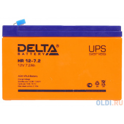 Аккумулятор Delta HR 12 7 2 12V7 2Ah