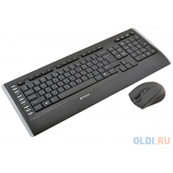 Клавиатура + Мышь A4Tech 9300F USB Black 2 4G наноприемник Комплект