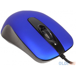 Мышь Gembird MOP 400 B  USB темно синий бесшумный клик soft touch 2кн 1000DPI блистер