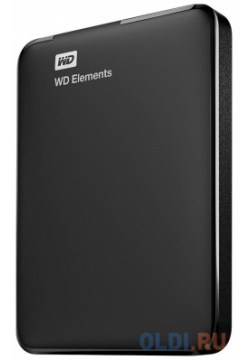 Внешний жесткий диск 2 5" 1 Tb USB 3 0 Western Digital Elements Portable WDBUZG0010BBK WESN черный