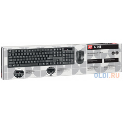 Клавиатура + Мышь Defender C 915 RU  радио черный полноразмерный 45915