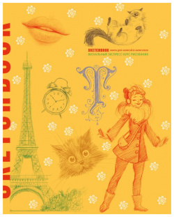 SketchBook: Визуальный экспресс курс по рисованию  желтый Эксмо 978 5 699 65081 1