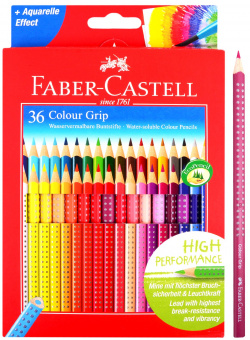 Цветные карандаши GRIP 2001  в подарочной картонной коробке 36 шт 2 слоя по 18 карандашей